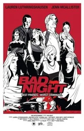 Affiche officielle du film Bad Night (2015) en French - HDLight - Regarder en streaming sur GauloisFlix