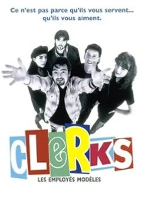 Affiche officielle du film Clerks, les employés modèles (1994) en French - Regarder en streaming sur GauloisFlix