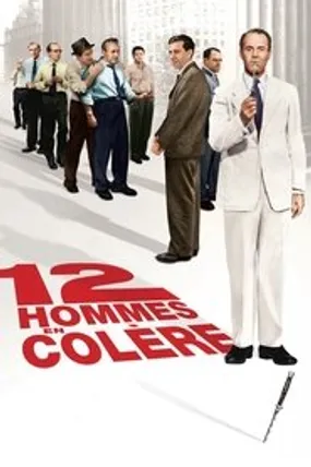 Affiche officielle du film 12 Hommes en colère (1957) en TrueFrench - HDLight - Regarder en streaming sur GauloisFlix