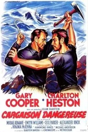 Affiche officielle du film Cargaison dangereuse (1959) en TrueFrench - HDLight - Regarder en streaming sur GauloisFlix