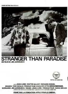 Affiche officielle du film Stranger Than Paradise (1984) en VOSTFR - HDLight - Regarder en streaming sur GauloisFlix
