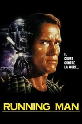 Affiche officielle du film Running Man (1987) en TrueFrench - HDLight - Regarder en streaming sur GauloisFlix