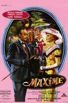 Affiche officielle du film Maxime (1958) en French - Regarder en streaming sur GauloisFlix