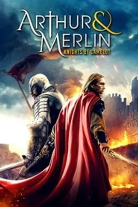 Affiche officielle du film Arthur & Merlin: Knights of Camelot (2020) en French - DVDSCR - Regarder en streaming sur GauloisFlix