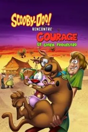 Affiche officielle du film Scooby-Doo et Courage, le chien froussard (2021) en French - HDLight - Regarder en streaming sur GauloisFlix