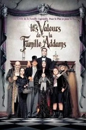 Affiche officielle du film Les Valeurs de la famille Addams (1993) en TrueFrench - HDLight - Regarder en streaming sur GauloisFlix