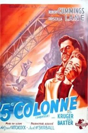 Affiche officielle du film Cinquième Colonne (1942) en French - Regarder en streaming sur GauloisFlix