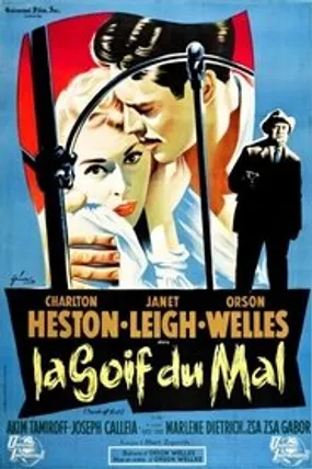 Affiche officielle du film La soif du Mal (1958) en TrueFrench - HDLight - Regarder en streaming sur GauloisFlix