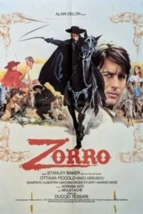 Affiche officielle du film Zorro (1975) en TrueFrench - HDLight - Regarder en streaming sur GauloisFlix