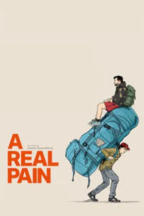 Affiche officielle du film A Real Pain (2024) en TrueFrench - HDLight - Regarder en streaming sur GauloisFlix