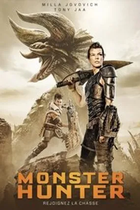 Affiche officielle du film Monster Hunter (2020) en TrueFrench - HDLight - Regarder en streaming sur GauloisFlix