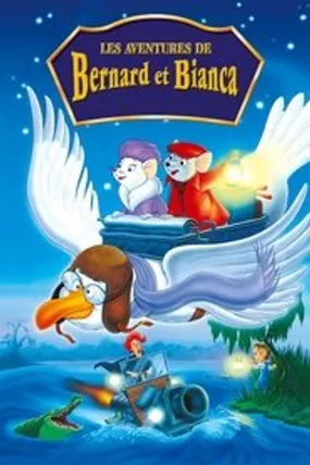 Affiche officielle du film Les Aventures de Bernard et Bianca (1977) en TrueFrench - HDLight - Regarder en streaming sur GauloisFlix