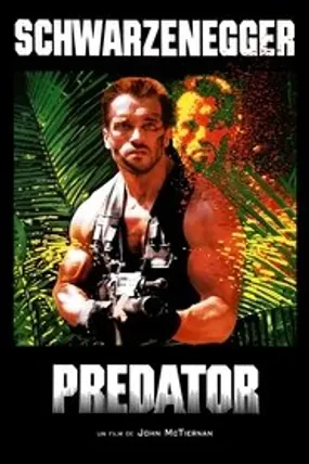 Affiche officielle du film Predator (1987) en TrueFrench - HDLight - Regarder en streaming sur GauloisFlix