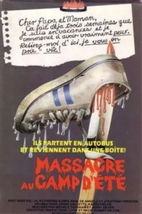 Affiche officielle du film Massacre au Camp d'Été (1983) en TrueFrench - HDLight - Regarder en streaming sur GauloisFlix