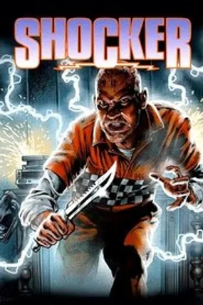 Affiche officielle du film Shocker (1989) en TrueFrench - HDLight - Regarder en streaming sur GauloisFlix
