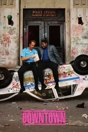 Affiche officielle du film Deux flics à Downtown (1990) en French - HDLight - Regarder en streaming sur GauloisFlix