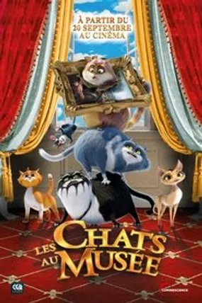 Affiche officielle du film Les Chats au musée (2023) en TrueFrench - HDLight - Regarder en streaming sur GauloisFlix