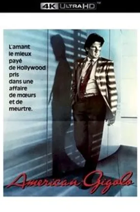 Affiche officielle du film American Gigolo (1980) en French - Regarder en streaming sur GauloisFlix