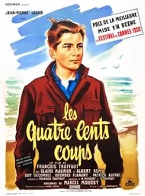 Affiche officielle du film Les Quatre Cents Coups (1959) en French - Regarder en streaming sur GauloisFlix