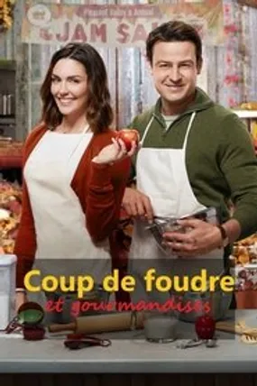 Affiche officielle du film Coup de foudre et gourmandises (2018) en French - DVDRIP - Regarder en streaming sur GauloisFlix