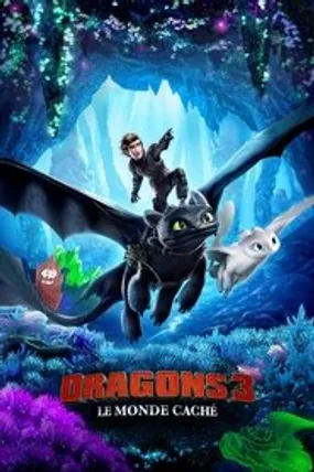 Affiche officielle du film Dragons 3 : Le monde caché (2019) en TrueFrench - HDLight - Regarder en streaming sur GauloisFlix