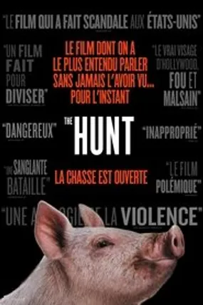 Affiche officielle du film The Hunt (2020) en TrueFrench - HDLight - Regarder en streaming sur GauloisFlix