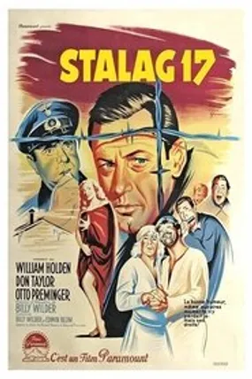 Affiche officielle du film Stalag 17 (1953) en French - Regarder en streaming sur GauloisFlix
