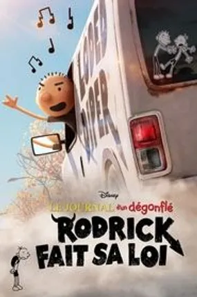 Affiche officielle du film Le Journal d'un dégonflé : Rodrick fait sa loi (2022) en TrueFrench - HDLight - Regarder en streaming sur GauloisFlix