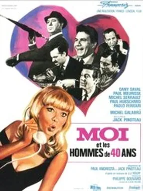 Affiche officielle du film Moi et les hommes de 40 ans (1965) en French - Regarder en streaming sur GauloisFlix
