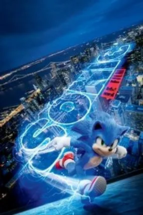 Affiche officielle du film Sonic, le film (2020) en TrueFrench - HDLight - Regarder en streaming sur GauloisFlix