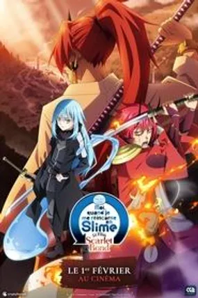 Affiche officielle du film Moi quand je me réincarne en Slime - Le film - Scarlet Bond (2022) en TrueFrench - HDLight - Regarder en streaming sur GauloisFlix