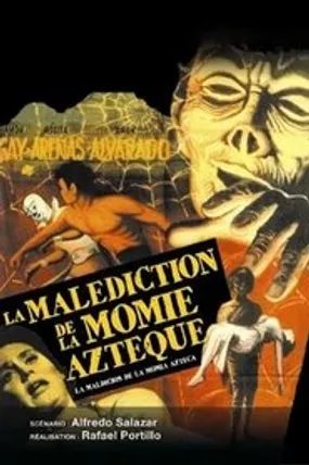 Affiche officielle du film La Malédiction de la momie aztèque (1957) en French - Regarder en streaming sur GauloisFlix
