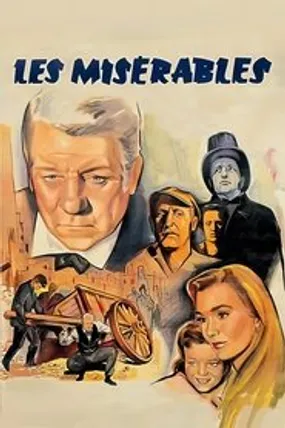 Affiche officielle du film Les Misérables (1958) en TrueFrench - HDLight - Regarder en streaming sur GauloisFlix