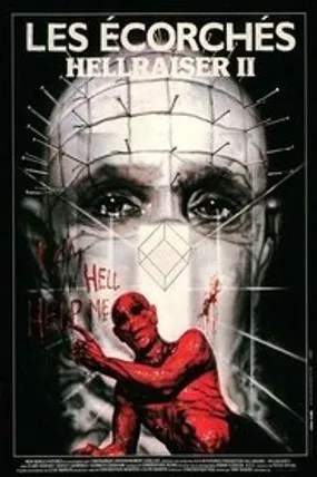 Affiche officielle du film Hellraiser 2 : Les Écorchés (1988) en TrueFrench - HDLight - Regarder en streaming sur GauloisFlix