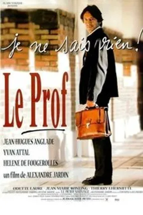 Affiche officielle du film Le Prof (2000) en French - HDLight - Regarder en streaming sur GauloisFlix