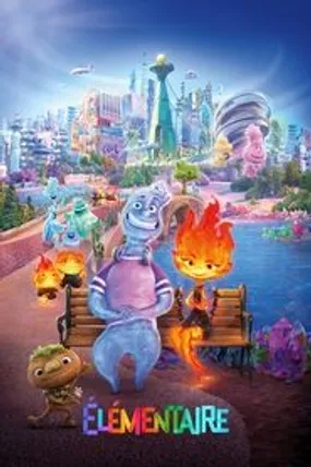Affiche officielle du film Élémentaire (2023) en TrueFrench - HDLight - Regarder en streaming sur GauloisFlix