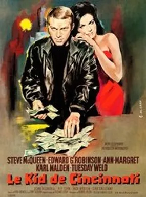 Affiche officielle du film Le Kid de Cincinnati (1965) en TrueFrench - HDLight - Regarder en streaming sur GauloisFlix