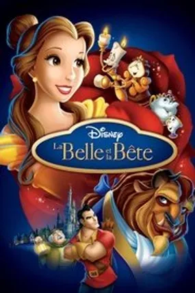 Affiche officielle du film La Belle et la Bête (1991) en TrueFrench - HDLight - Regarder en streaming sur GauloisFlix