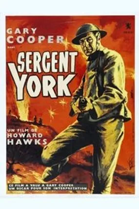 Affiche officielle du film Sergent York (1941) en TrueFrench - HDLight - Regarder en streaming sur GauloisFlix
