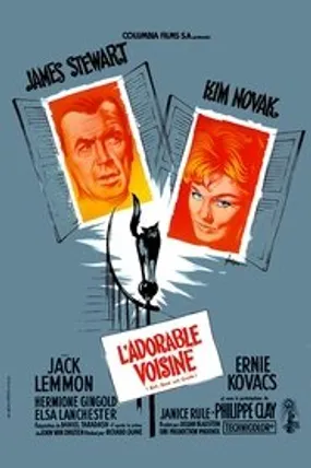 Affiche officielle du film L'Adorable voisine (1958) en TrueFrench - HDLight - Regarder en streaming sur GauloisFlix