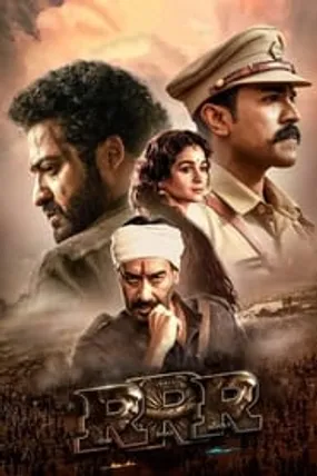 Affiche officielle du film Roudram Ranam Rudhiram (RRR) (2022) en VOSTFR - HDLight - Regarder en streaming sur GauloisFlix