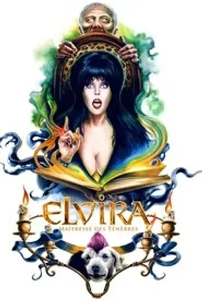 Affiche officielle du film Elvira, maîtresse des ténèbres (1988) en French - HDLight - Regarder en streaming sur GauloisFlix