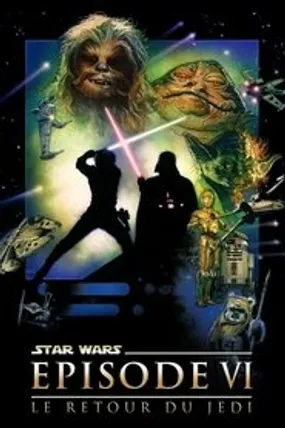 Affiche officielle du film Le Retour du Jedi (1983) en TrueFrench - HDLight - Regarder en streaming sur GauloisFlix
