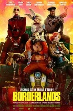 Affiche officielle du film Borderlands (2024) en TrueFrench - HDLight - Regarder en streaming sur GauloisFlix