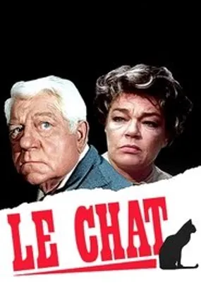 Affiche officielle du film Le Chat (1971) en TrueFrench - HDLight - Regarder en streaming sur GauloisFlix