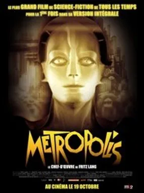 Affiche officielle du film Metropolis (1927) en French - Regarder en streaming sur GauloisFlix