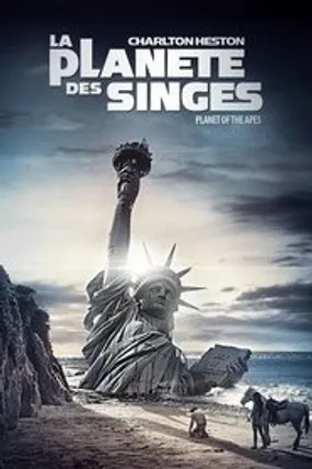 Affiche officielle du film La Planète des singes (1968) en TrueFrench - HDLight - Regarder en streaming sur GauloisFlix