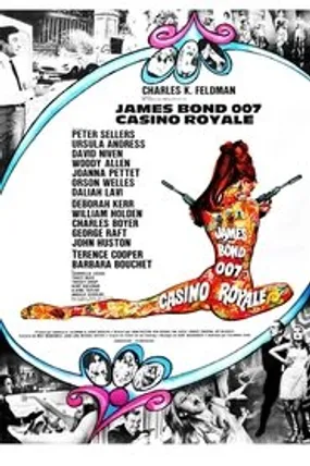 Affiche officielle du film Casino Royale (1967) en TrueFrench - HDLight - Regarder en streaming sur GauloisFlix