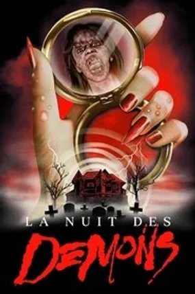 Affiche officielle du film La Nuit des démons (1988) en TrueFrench - HDLight - Regarder en streaming sur GauloisFlix