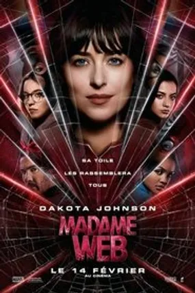 Affiche officielle du film Madame Web (2024) en TrueFrench - HDLight - Regarder en streaming sur GauloisFlix